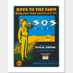 Boys To The Farm Posters and Art